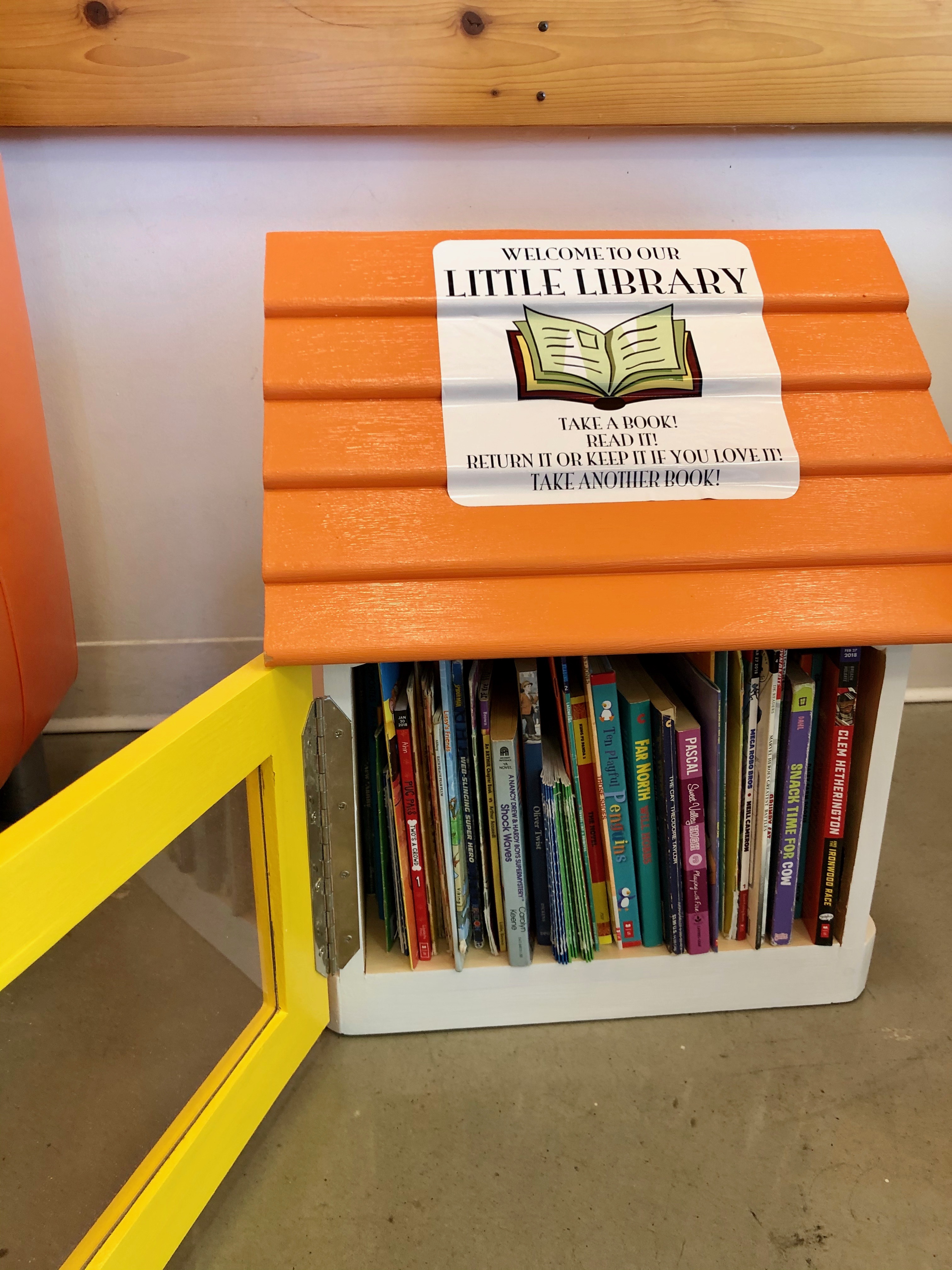 Delivered Fourth Little Library To BakerRipley Sharpview Center